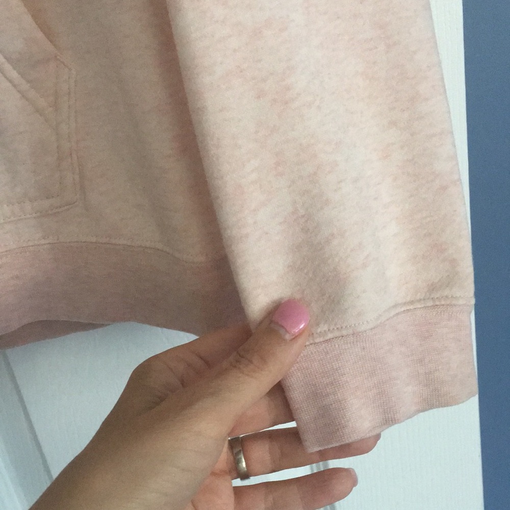 Peach Heather Nike Hoodie Sweatshirt, Ladies Size Medium - Picture 3 of 7